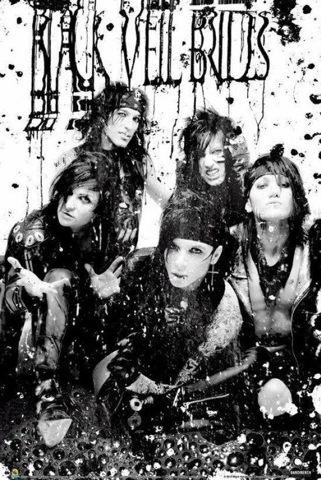 Main image of Black Veil Brides Black & White Poster (24 X 36)