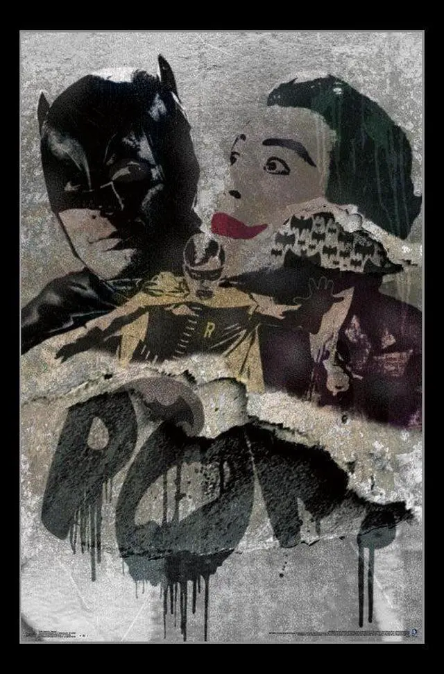 Main image of Batman - Grunge Poster Print (22 x 34)