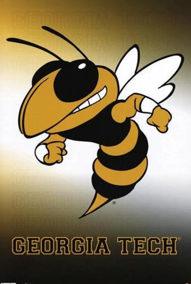 Main image of Georgia Tech Yellow Jackets - Logo Poster Print (22 x 34)