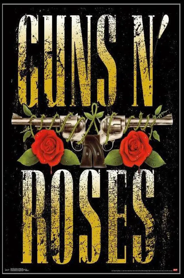 Main image of Guns N' Roses - Stacked Logo Poster Print (22 x 34)
