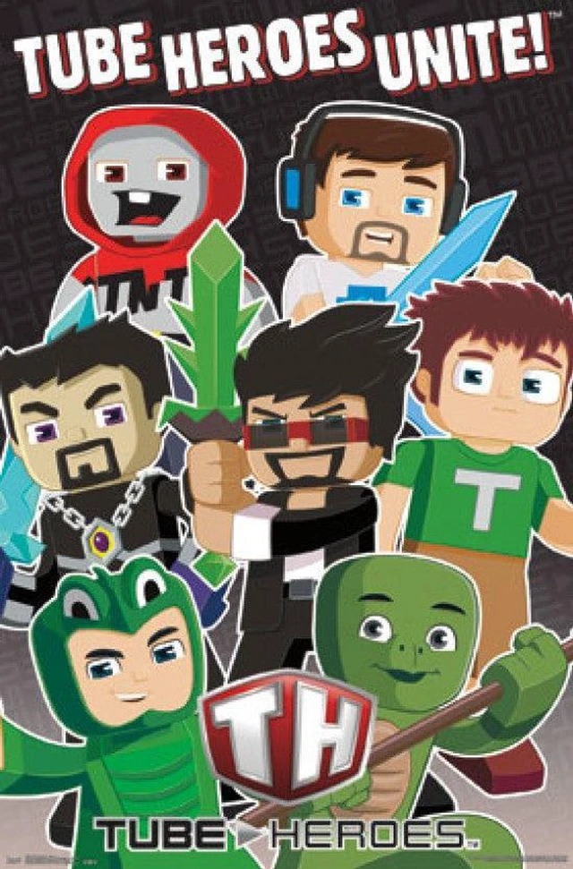 Main image of Tube Heroes - Group Poster Print (22 x 34)