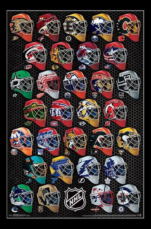 Main image of Nhl_ - Masks Poster Print (22 x 34)