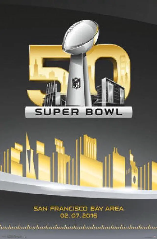 Main image of Super Bowl 50 - Logo Poster Print (22 x 34)