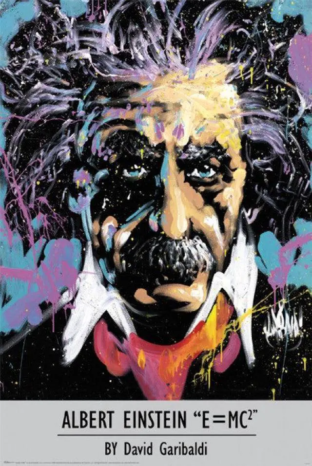Main image of Albert Einstein - David Garibaldi Poster Print (22 x 34)
