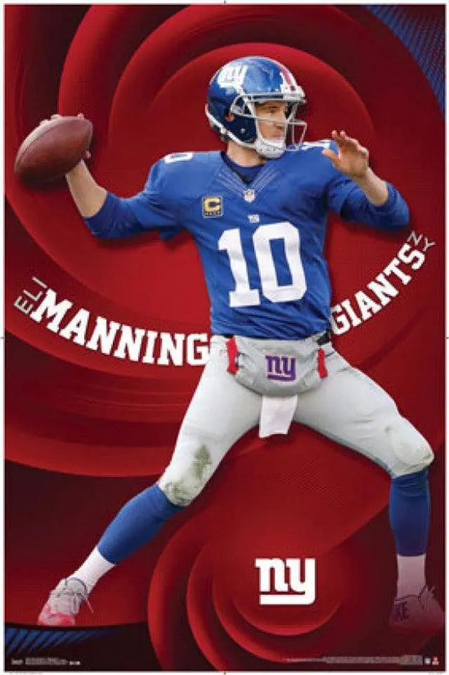 Main image of New York Giants - E Manning 15 Poster Print (22 x 34)