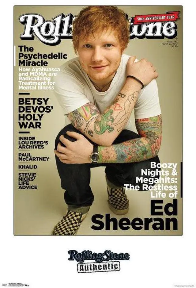 Main image of Rolling Stone - Ed Sheeran 17 Poster Print (22 x 34)