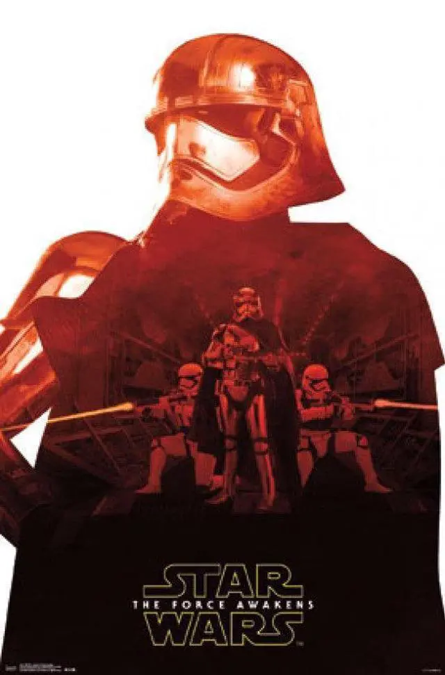 Main image of Star Wars The Force Awakens - Captain Phasma Badge Poster Print (22 x 34)