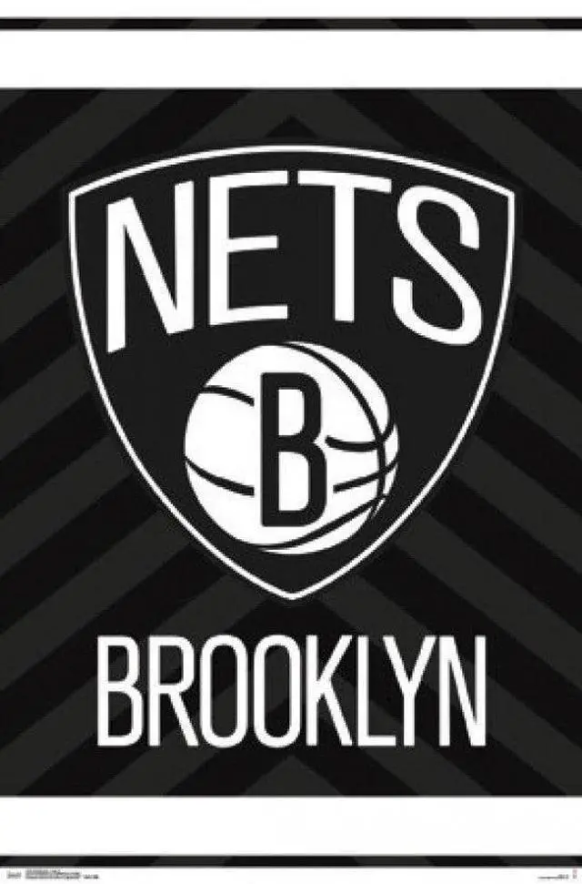 Main image of Brooklyn Nets - Logo Poster Print (22 x 34)
