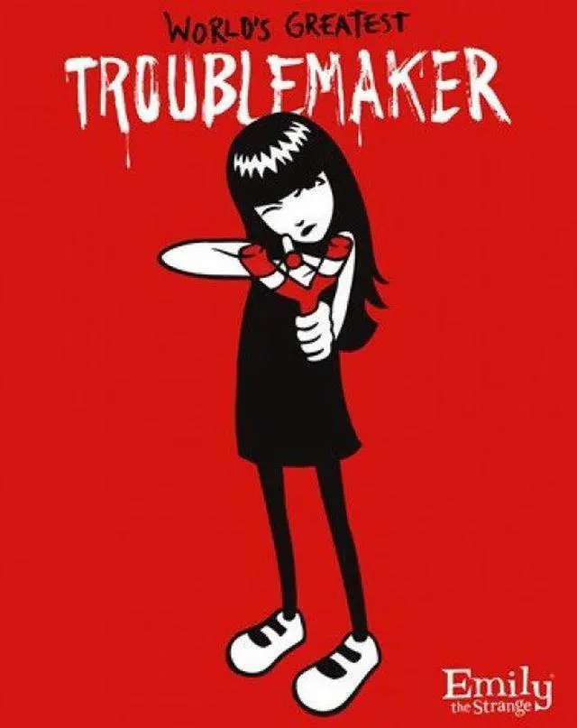 Main image of Emily the Strange - Trouble Maker Poster Print (16 x 20)
