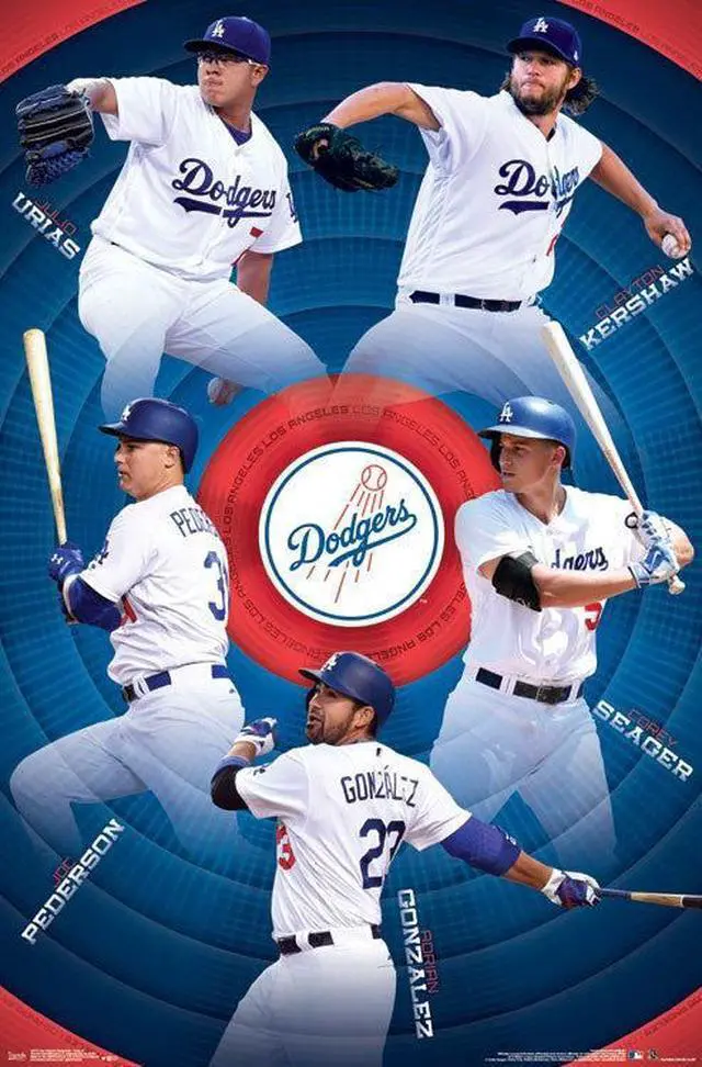 Main image of Los Angeles Dodgers_ - Team Poster Print (22 x 34)