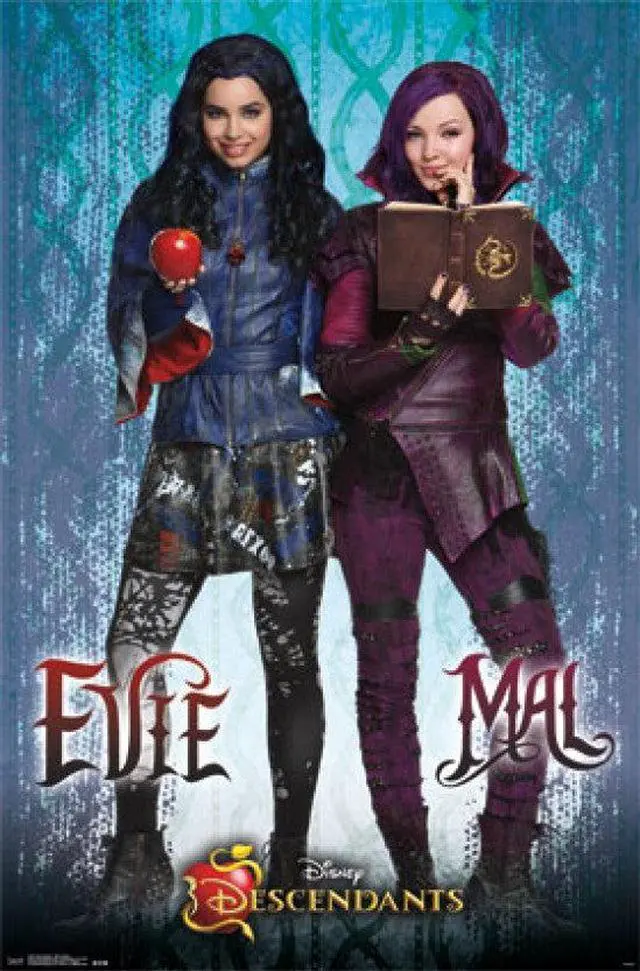 Main image of Disney Descendants - Mal and Evie Poster Print (22 x 34)