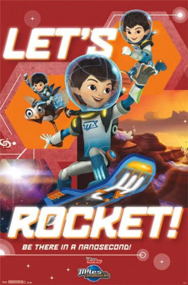 Main image of Miles from Tomorrowland - Rocket Poster Print (22 x 34)