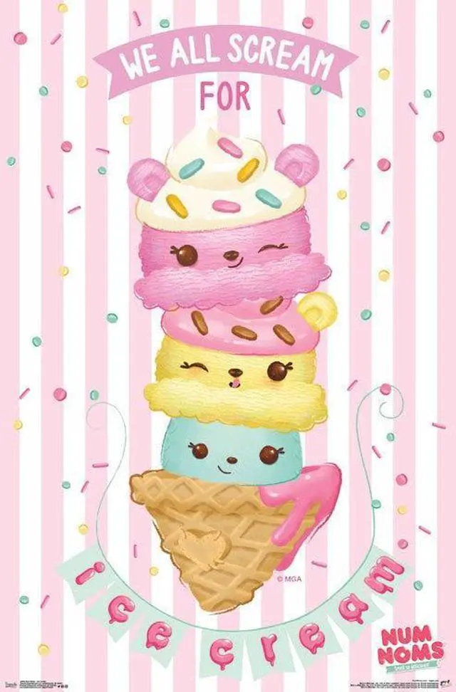 Main image of Num Noms - Ice Cream Poster Print (22 x 34)