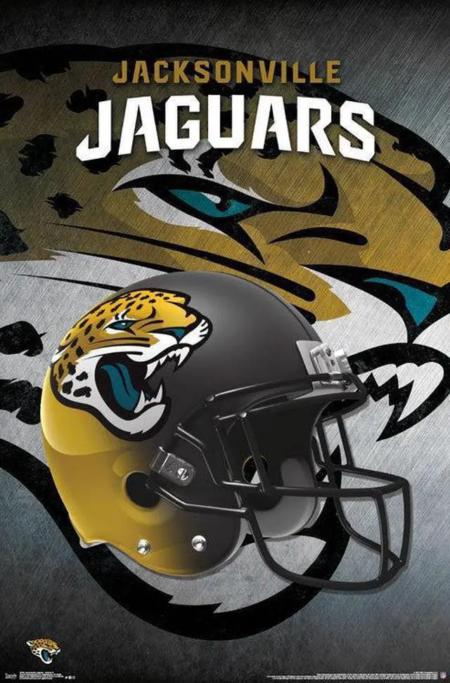 Main image of Jacksonville Jaguars - Helmet Poster Print (22 x 34)