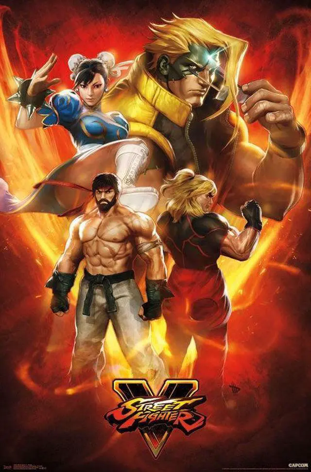 Main image of Street Fighter V - Group Poster Print (22 x 34)