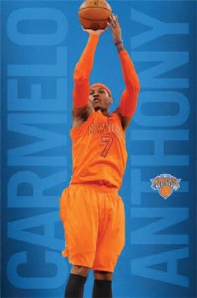 Main image of New York Knicks Carmelo Anthony Poster Print (22 x 34)