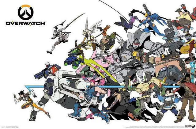 Main image of Overwatch - Cover Poster Print (34 x 22)