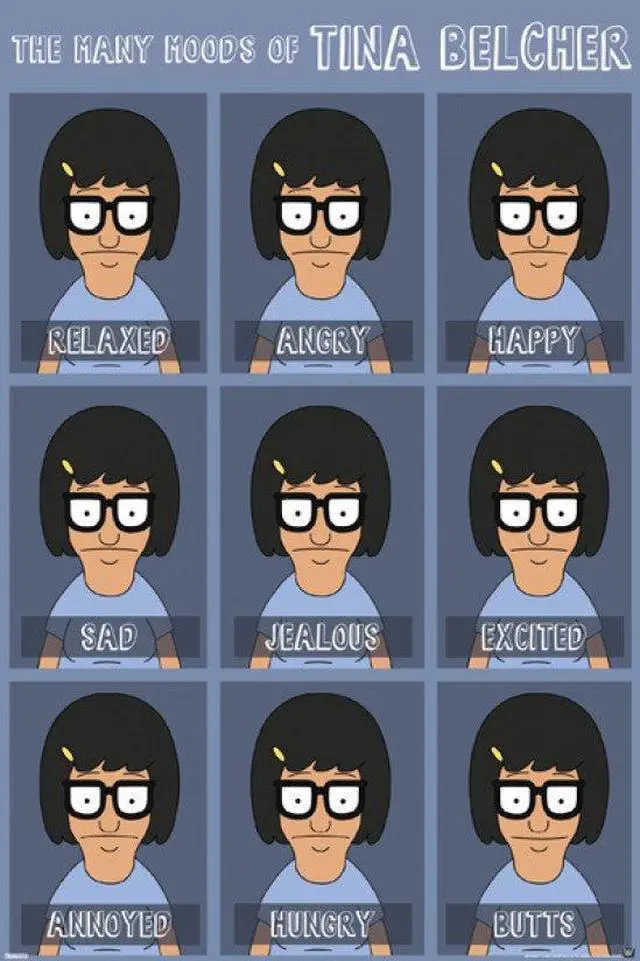 Main image of Bob's Burgers - Moods Of Tina Poster Print By (24 X 36)