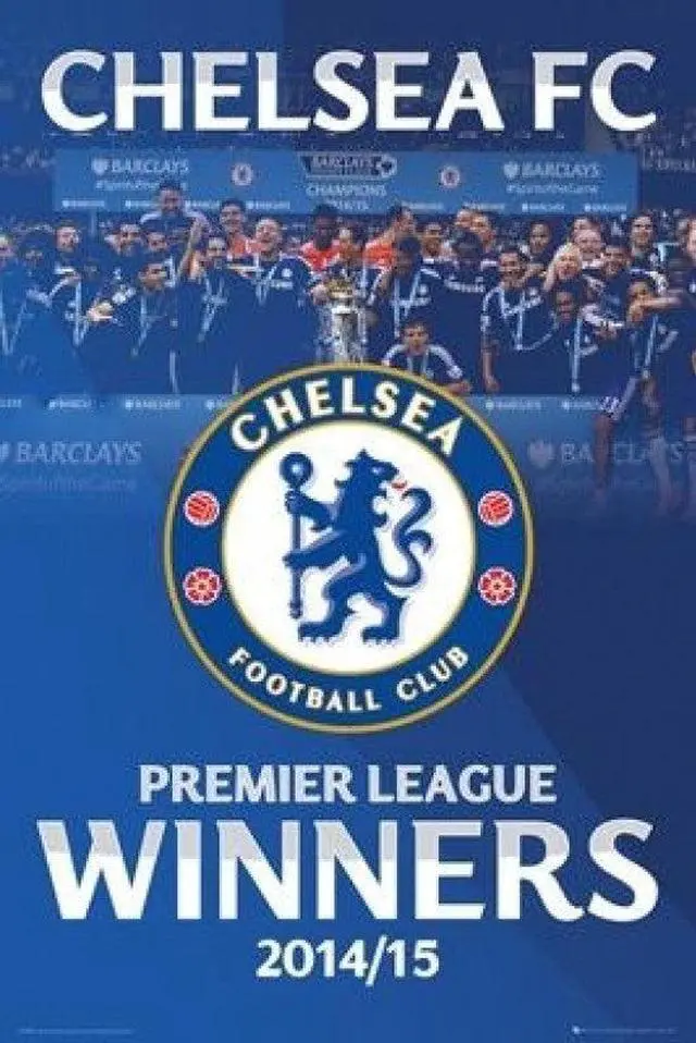 Main image of Chelsea FC - Premier League Winners 2014-2015 Poster Print (22 x 34)
