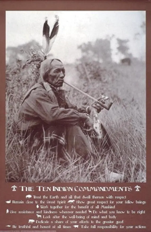 Main image of Indian Commandments Poster (24 X 36)