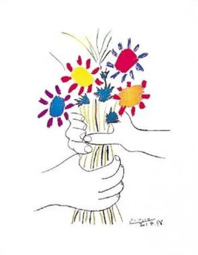 Main image of Petit Fleurs Poster Print by Pablo Picasso (11 x 14)