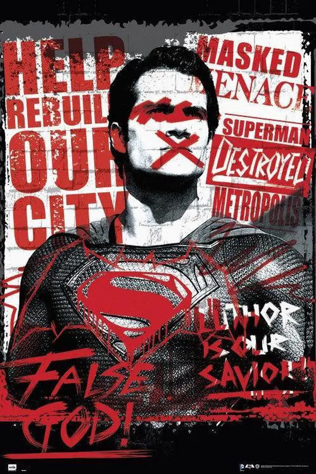Main image of Batman V Superman Superman False God Hfe Poster (24 x 36)
