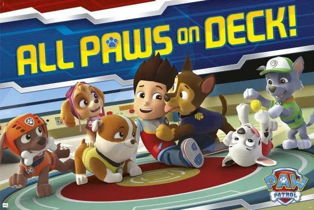 Main image of Paw Patrol All Paws Poster (36 x 24)