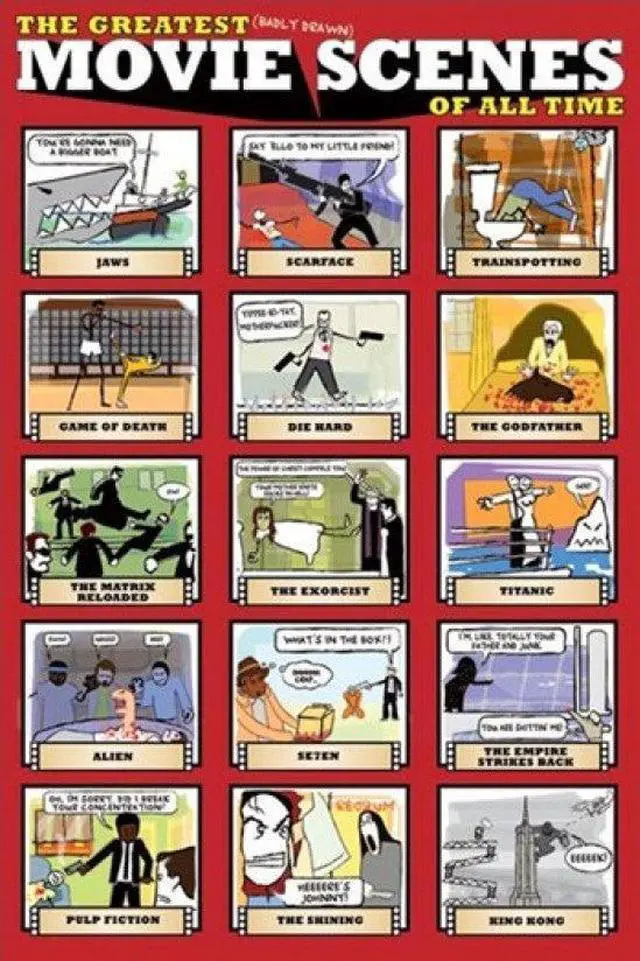 Main image of The Greatest Movie Scenes of all Time Poster Print (22 x 34)