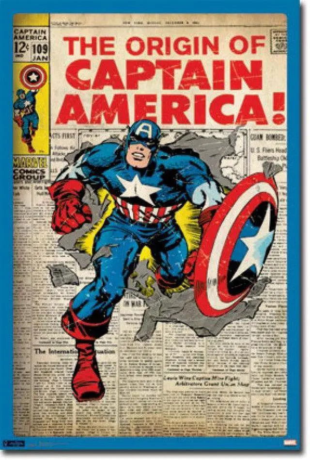 Main image of Captain America - The Origin Poster Print (22 x 34)