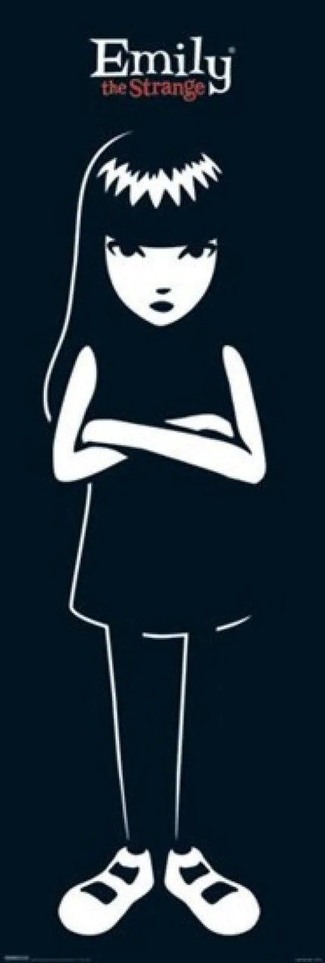 Main image of Emily the Strange - Portrait - Door Poster Print (21 x 62)