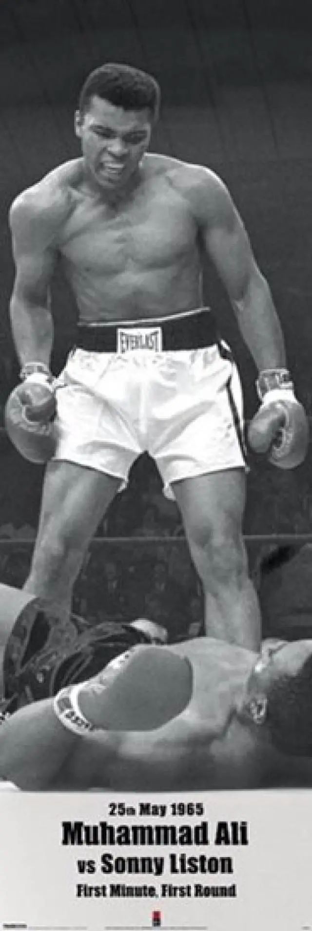 Main image of Muhammad Ali - 1965 1st Round Knockout Against Sonny Liston - Door Poster Print (21 x 62)
