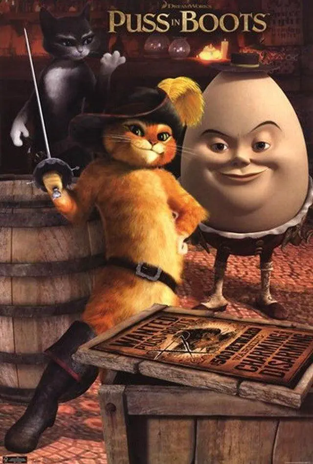Main image of Puss in Boots - Group Poster Print (24 x 36)