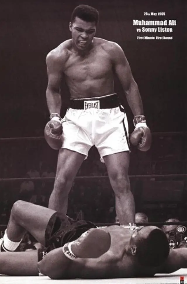 Main image of Muhammad Ali - 1965 1st Round Knockout Against Sonny Liston Poster Print (24 x 36)