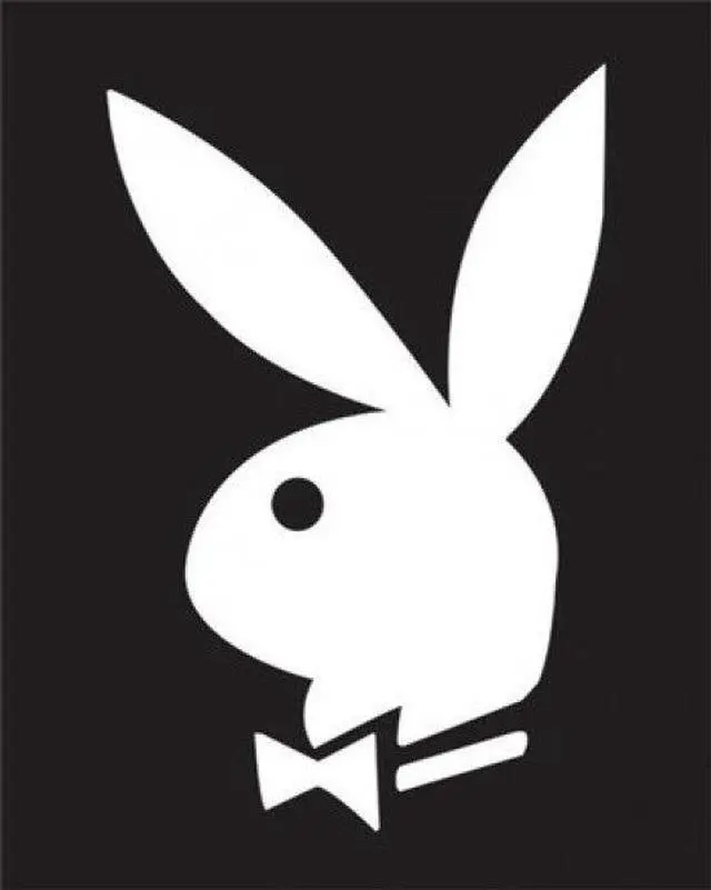 Main image of Playboy - Bw Bunny Poster Print (16 X 20)