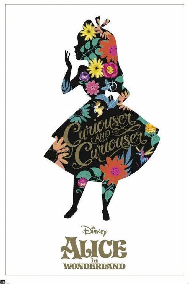 Main image of Alice In Wonderland Silhouette Poster (24 x 36)