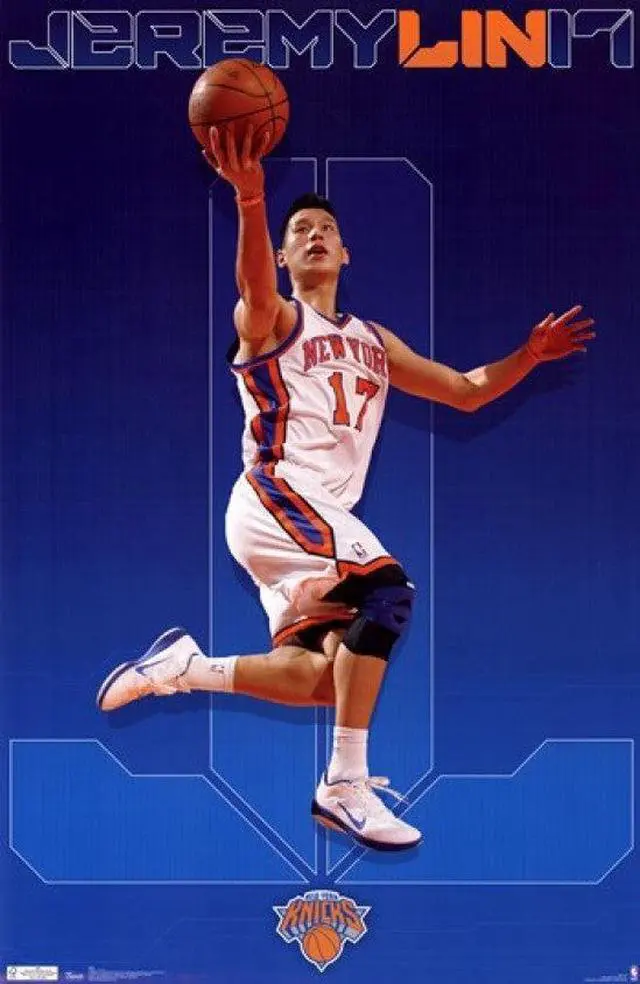 Main image of New York Knicks - Jeremy Lin Poster Print (22 x 34)