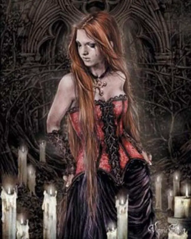 Main image of Red Basque Poster by Victoria Frances (16 x 20)