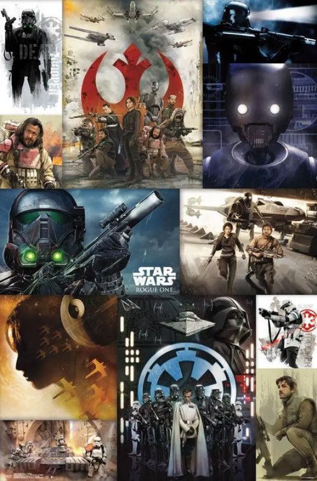 Main image of Star Wars Rogue One_ - Collage Poster Print (22 x 34)