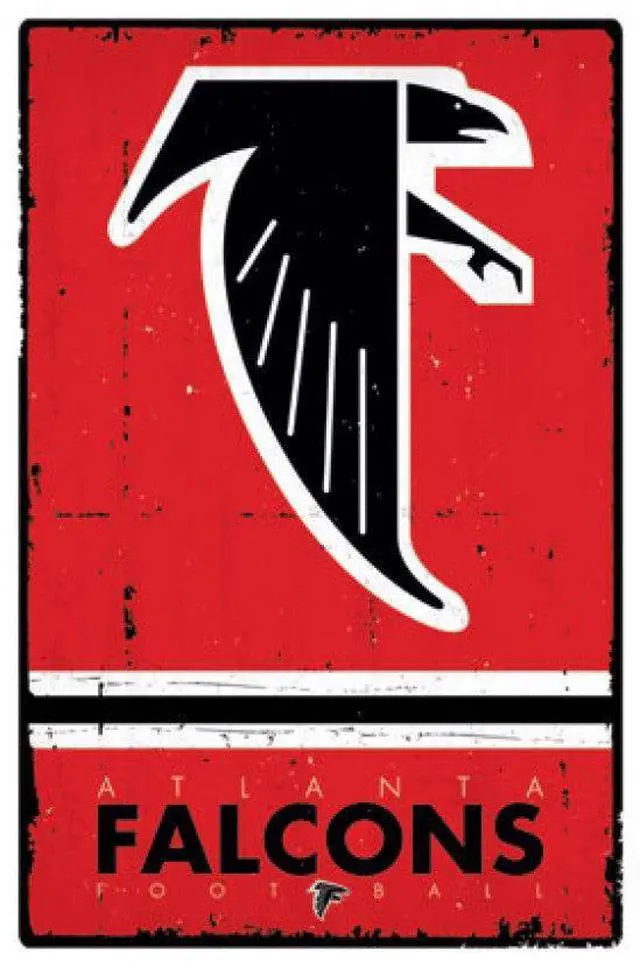 Main image of Atlanta Falcons - Retro Logo 2015 Poster Print (22 x 34)