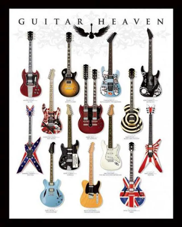 Main image of Guitar Heaven Poster Print (16 x 20)