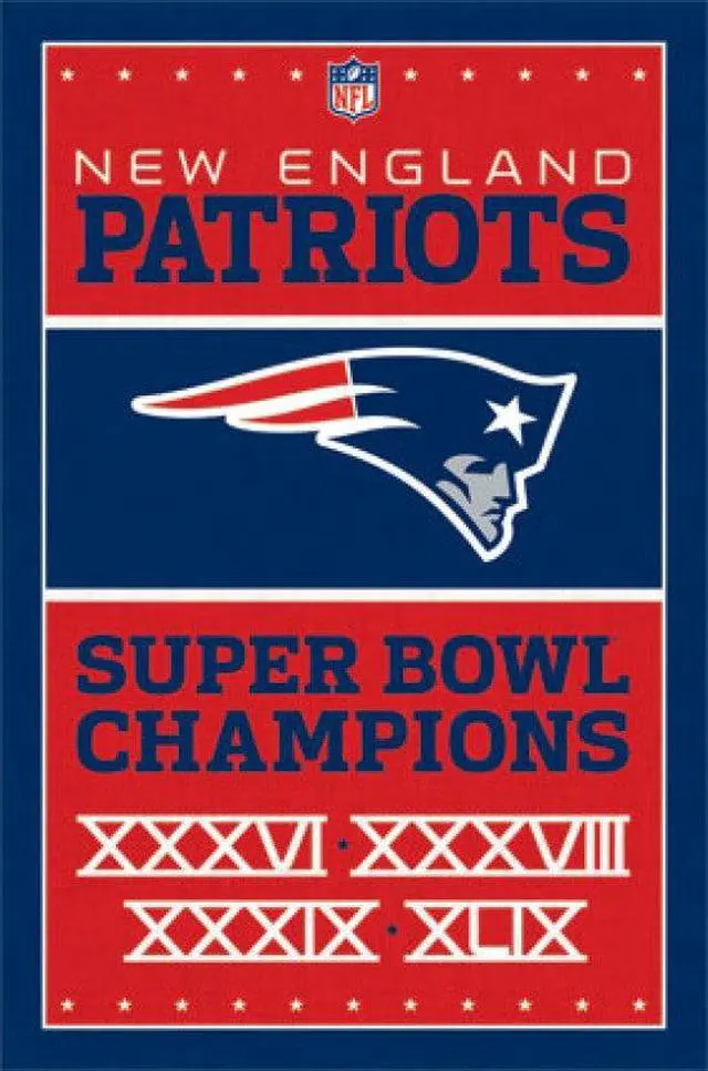 Main image of New England Patriots - Champions 15 Poster Print (22 x 34)