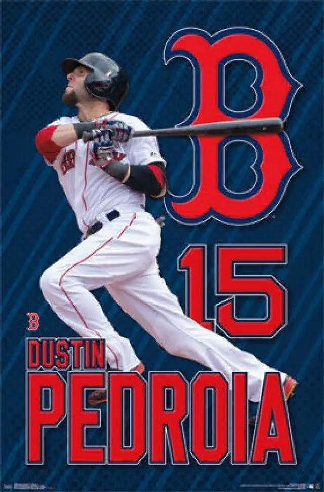 Main image of Boston Red Sox - Dustin Pedroia 2015 Poster Print (22 x 34)