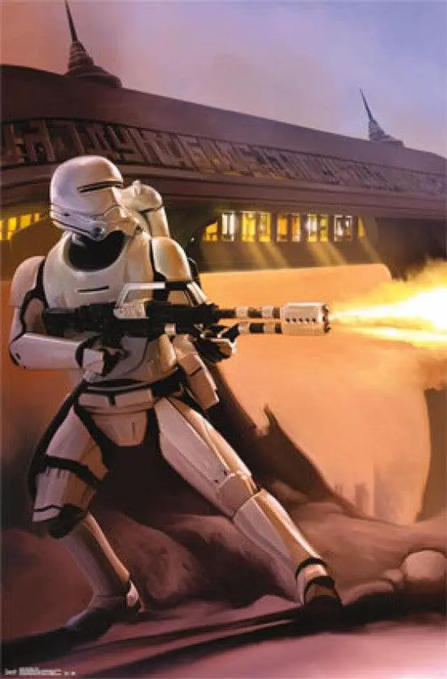 Main image of Star Wars The Force Awakens - Fire Poster Print (22 x 34)