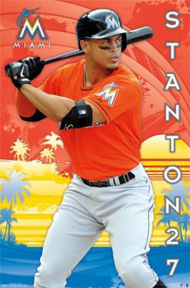 Main image of Miami Marlins&trade - G Stanton 15 Poster Print (22 x 34)