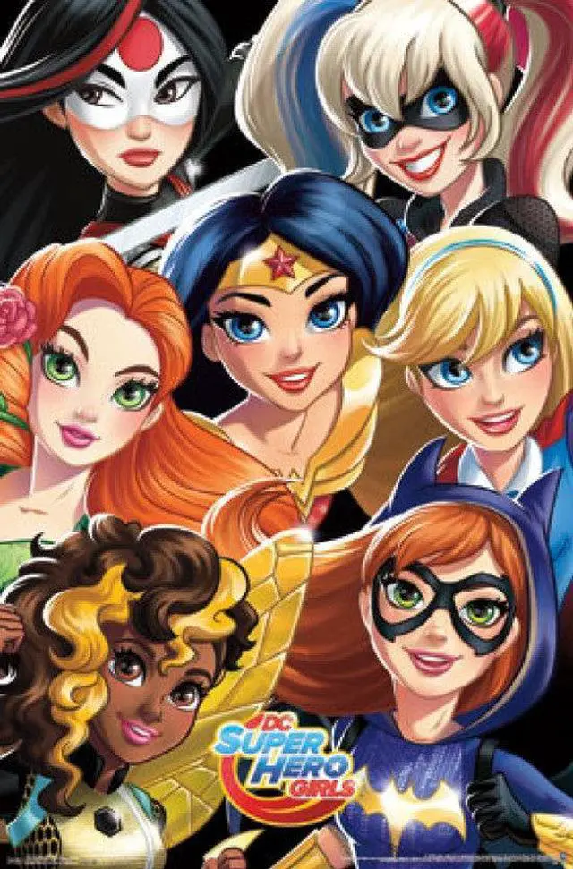 Main image of Dc Super Hero Girls - Group Poster Print (22 x 34)