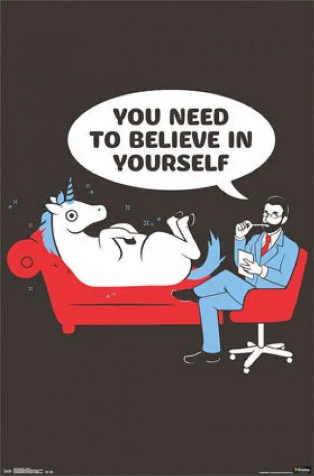 Main image of Snorg Tees - Unicorn Poster Print (22 x 34)