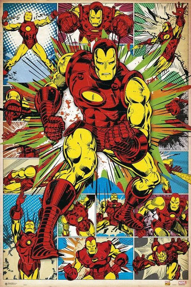 Main image of Marvel Iron Man Comic Clasic Poster Print (24 x 36)