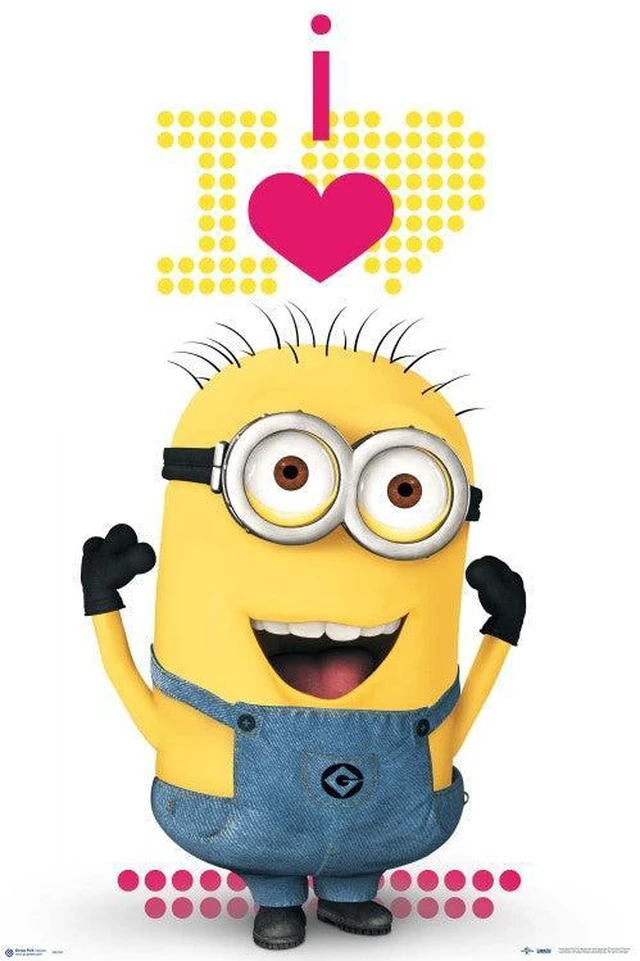 Main image of Minions - Heart Poster (24 x 36)