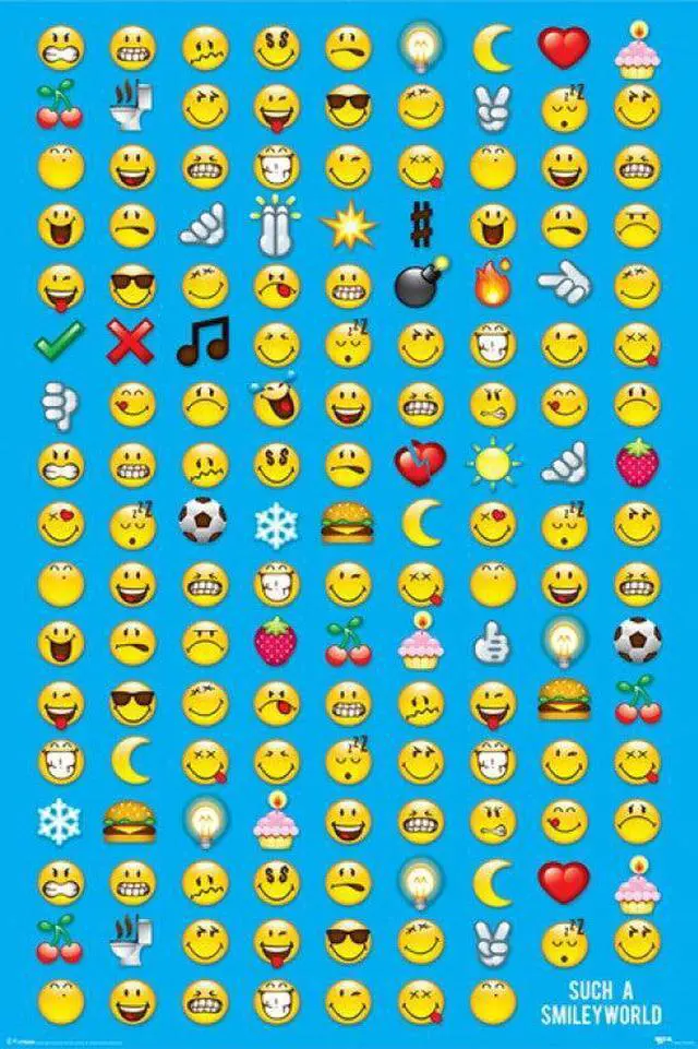 Main image of Smiley - Emoticon Poster Print (22 x 34)