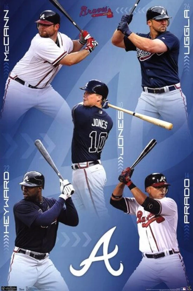 Main image of Atlanta Braves 2011 Collage Poster Print